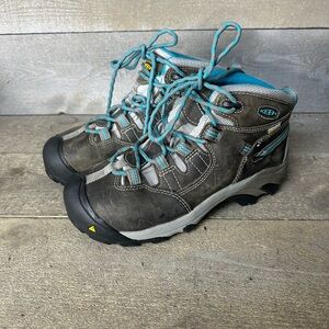 Keen Utility Detroit Xt Womens Size 7 M Mid Hiking Work Boots Steel Toe